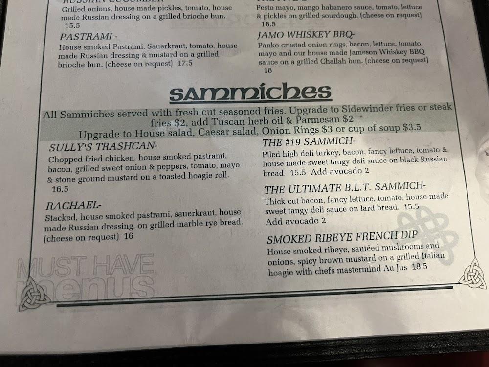 Sully's GastroPub Menu image 4